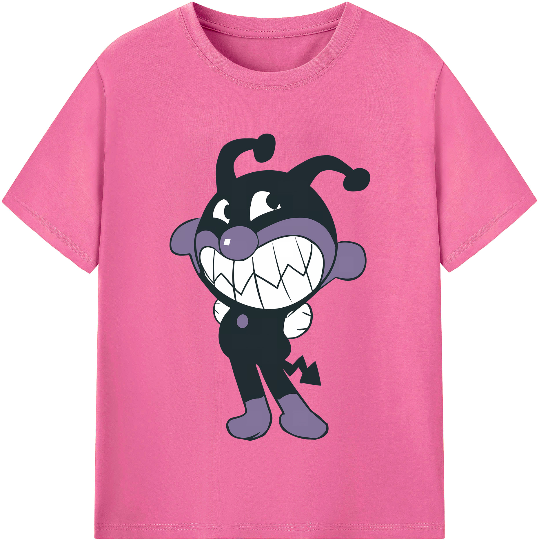 （画像用） アンパンマン Anpanman レディースカジュアルプリントTシャツ（綿100％）